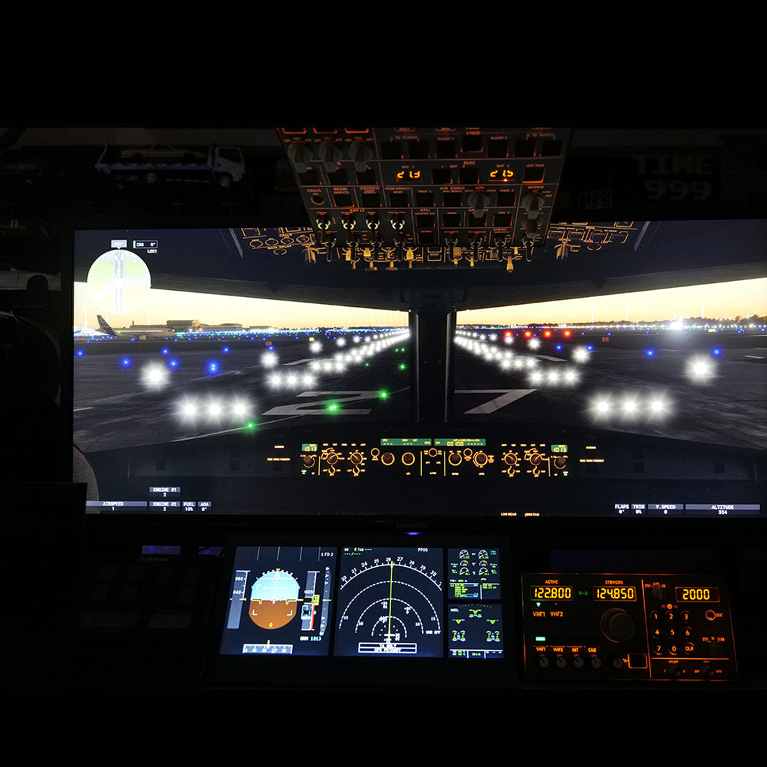 Rowsfire A105 V3.1 A32X RMP ATC ACP All in One Panel Radio Nav Panels