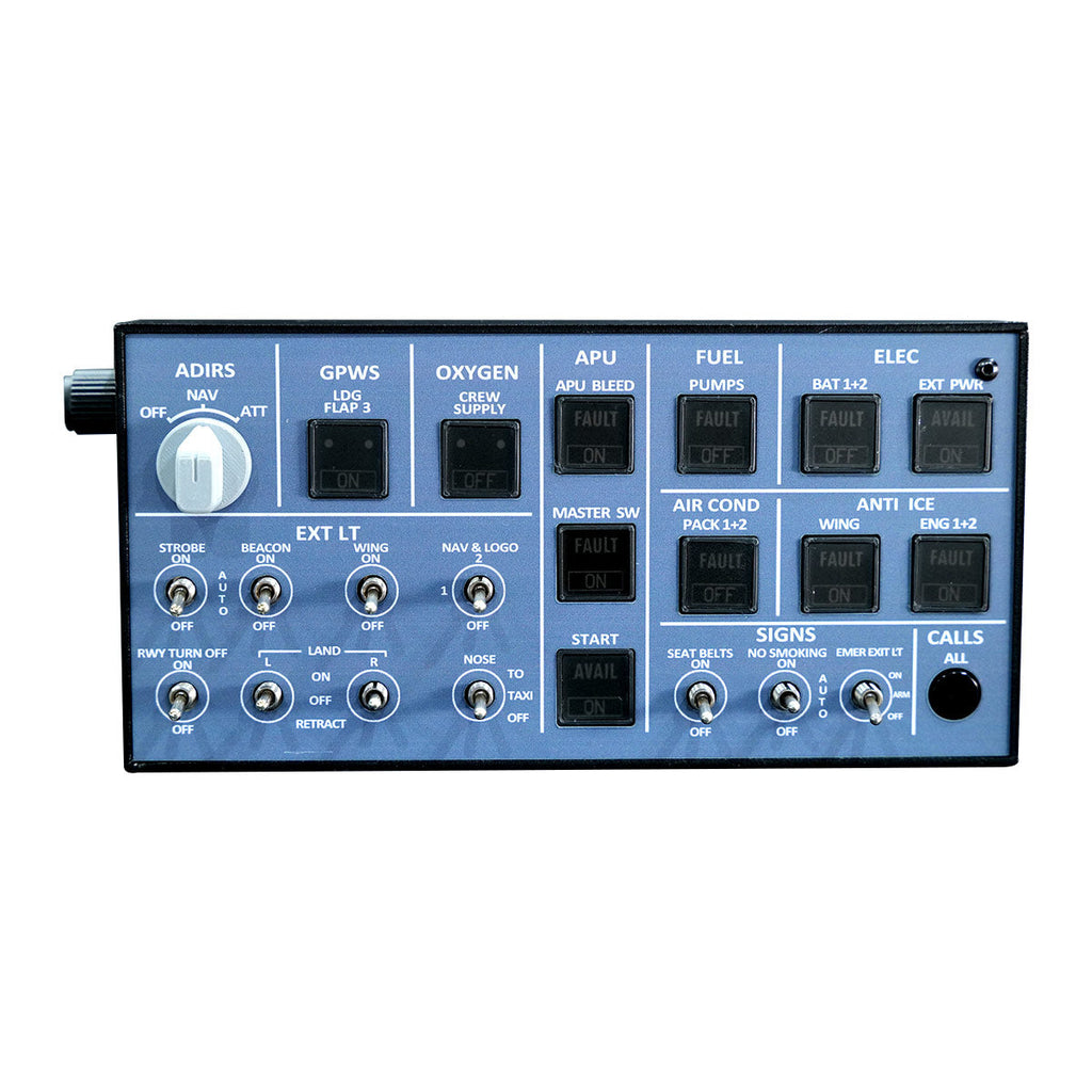 Rowsfire A106 V3.0 A32X Backlit Overhead Panel Instrument Panels