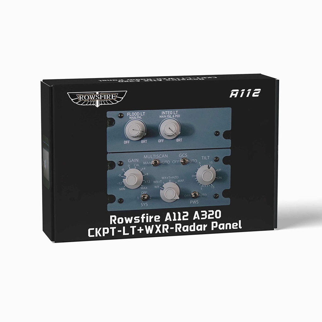 Rowsfire A112 A32X Cockpit Lighting WXR Radar Panel Instrument Panels