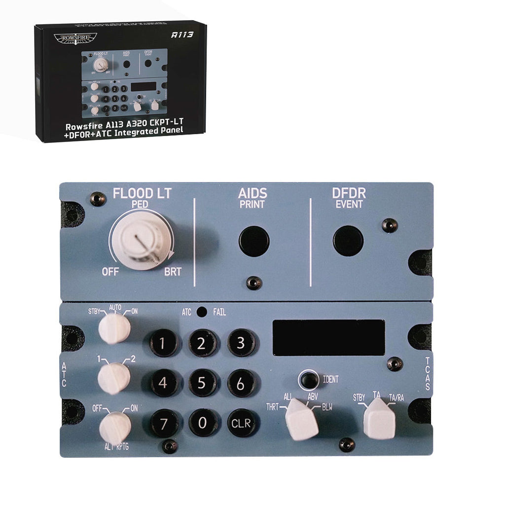 Rowsfire A113 A32X TACS CKPT LT Integrated Panel Instrument Panels