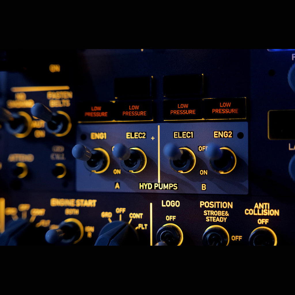 Rowsfire B107 B737 Backlit Overhead Panel Instrument Panels