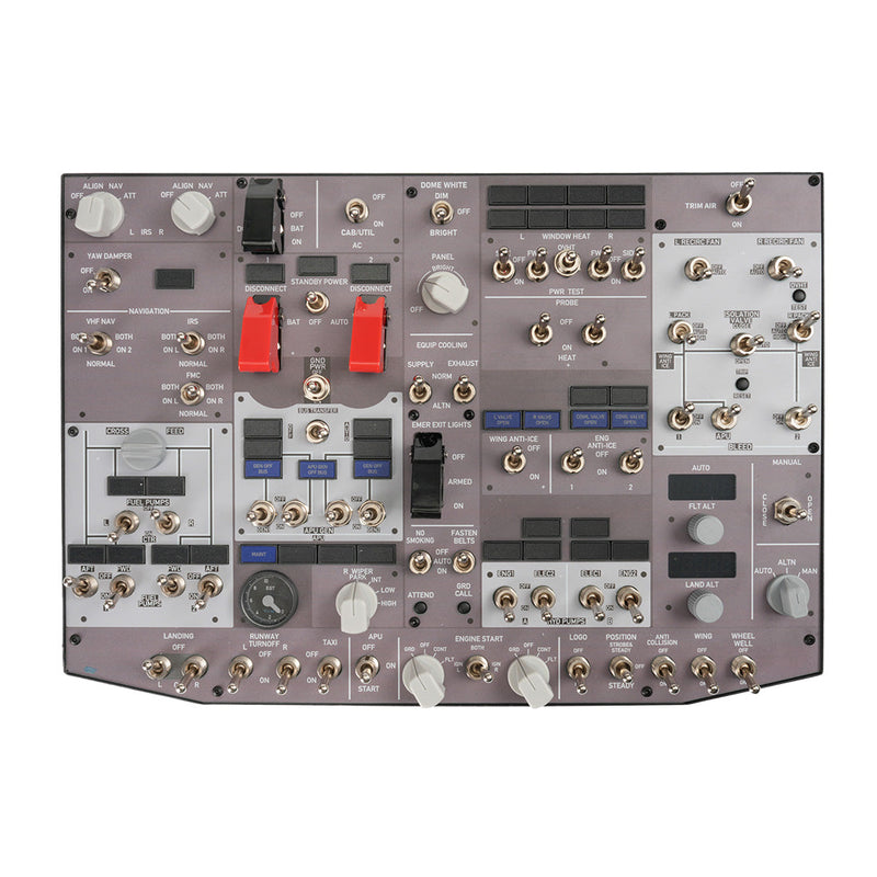 Rowsfire B107 B737 Backlit Overhead Panel Instrument Panels