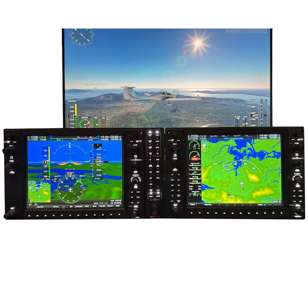 Rowsfire D105 G1000NXI PFD MFD GMA Audio Combined Cockpit Panel Instrument Panels