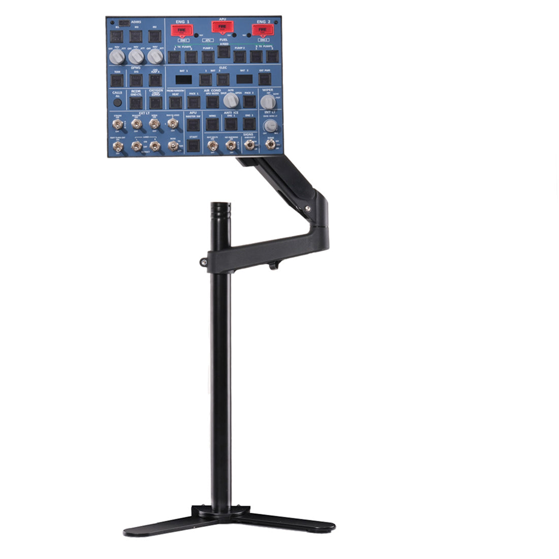 Hoowalt Clamp Style Gas Spring Monitor Arm with VESA Mount Monitor Mounts and Stands