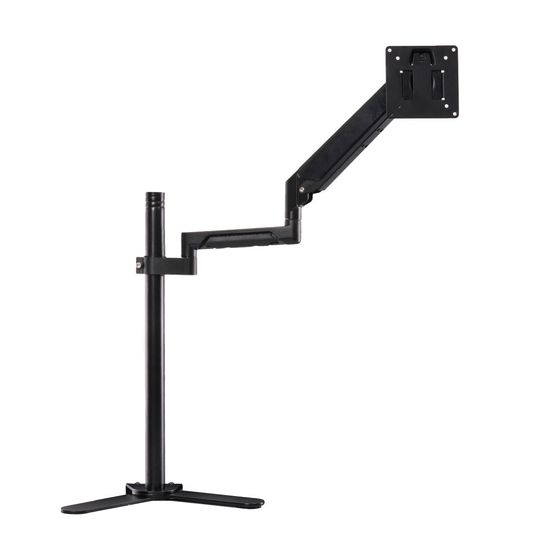 Hoowalt Clamp Style Gas Spring Monitor Arm with VESA Mount Monitor Mounts and Stands