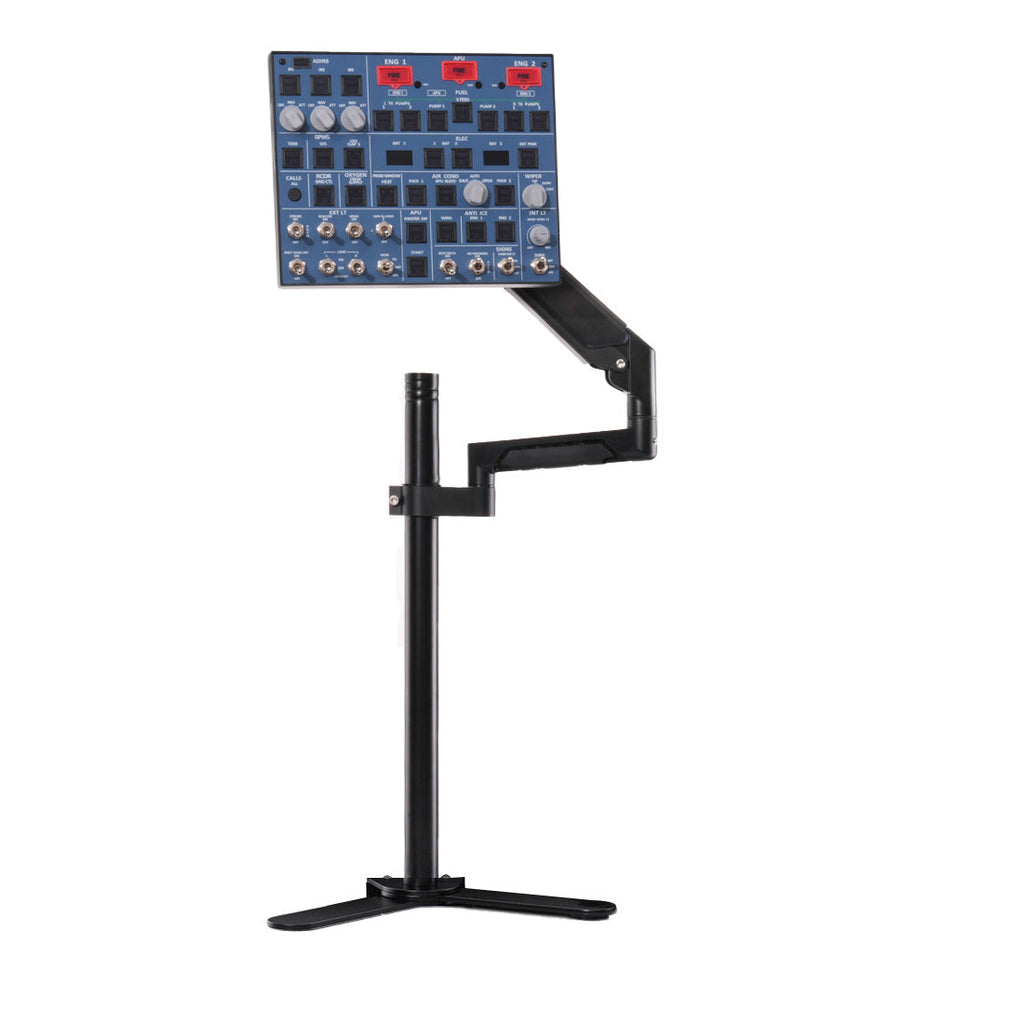 Hoowalt Clamp Style Gas Spring Monitor Arm with VESA Mount Monitor Mounts and Stands