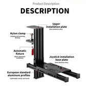 Hoowalt Universal Joystick and Throttle Desk Mount Monitor Mounts and Stands view 2