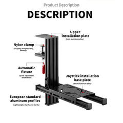 Hoowalt Universal Joystick and Throttle Desk Mount Monitor Mounts and Stands