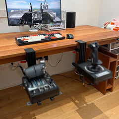 Hoowalt Universal Joystick and Throttle Desk Mount Monitor Mounts and Stands