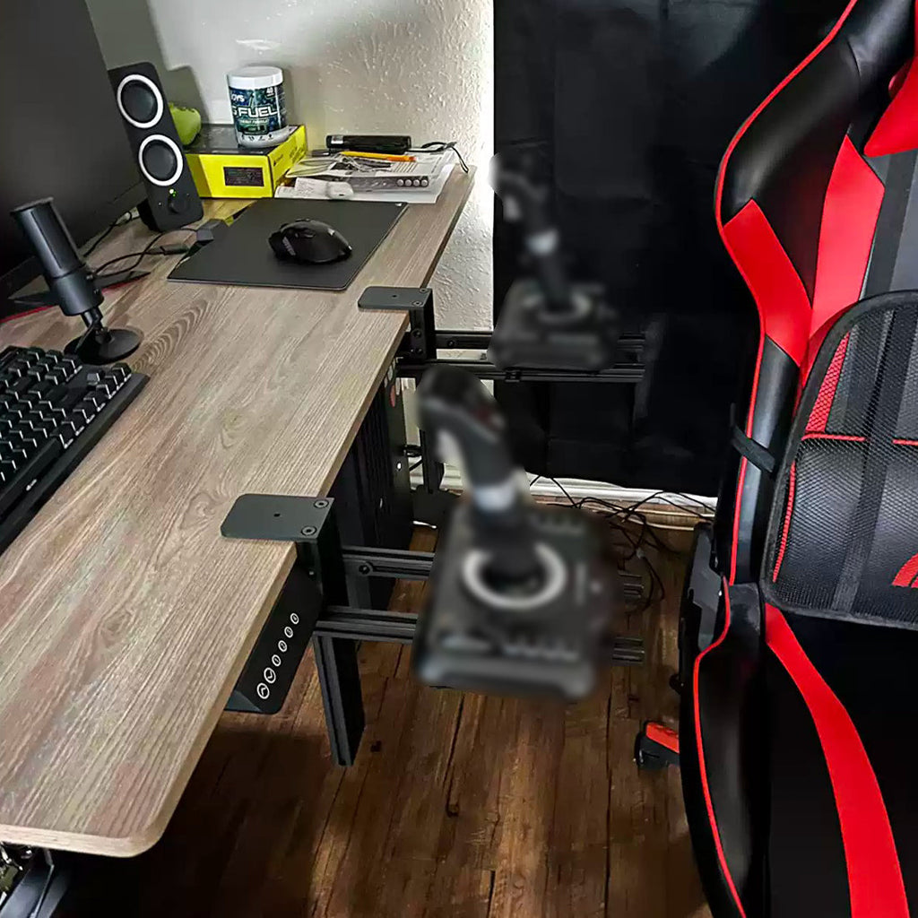 Hoowalt Universal Joystick and Throttle Desk Mount Monitor Mounts and Stands