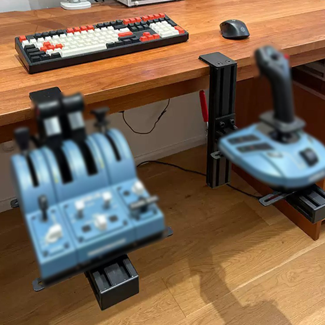 Hoowalt Universal Joystick and Throttle Desk Mount Monitor Mounts and Stands